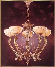 Alabaster Chandeliers Model: RL 1302-72